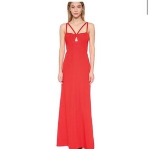 Bcbgmaxazria Kelbie dress in bright poppy 2